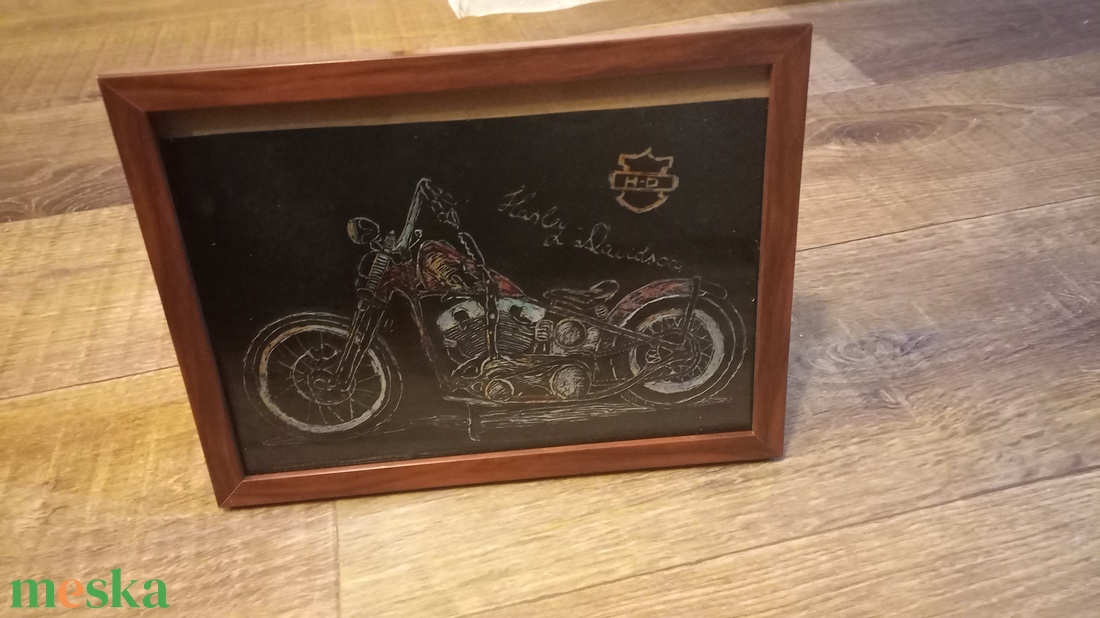 Karckép - Motoros kép, motoros ajándék - művészet - grafika & illusztráció - egyéb rajzok - Meska.hu