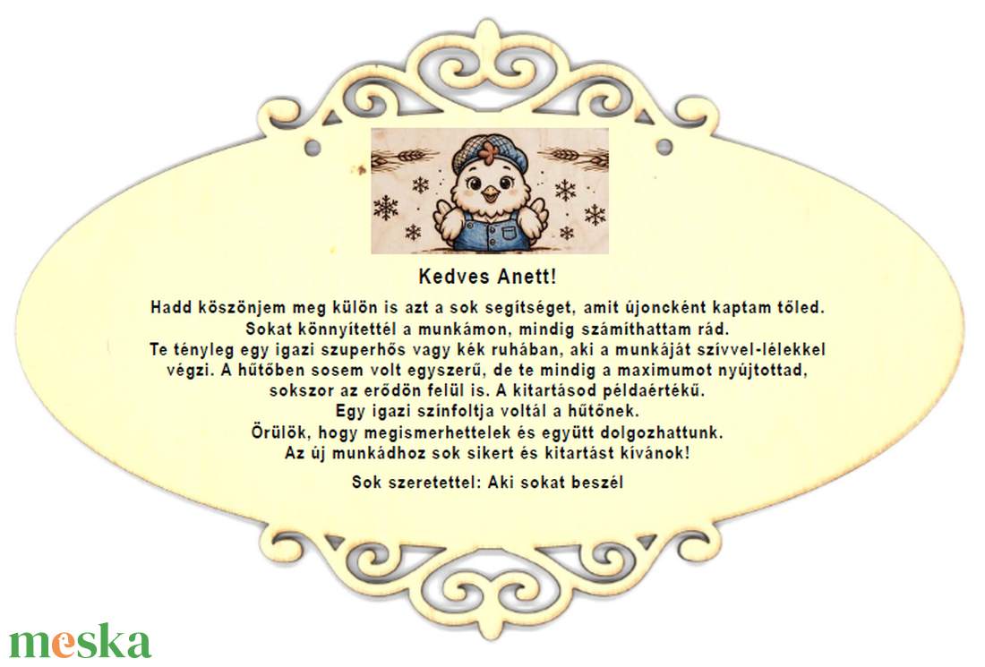 Köszönet tábla - vázlat - otthon & életmód - dekoráció - kép & falikép - fából készült kép - Meska.hu