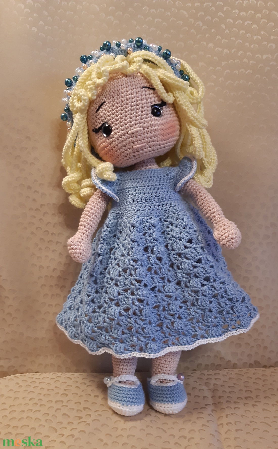 Angyalka baba - játék & sport - baba & babaház - öltöztethető baba - Meska.hu