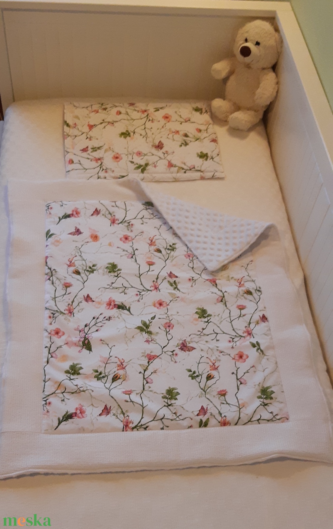 Babaváró szett: babafészek, kismama (szoptatós) párna, takaró és lapospárna - baba - mama - babaágyneműk - szett kiságyba - Meska.hu