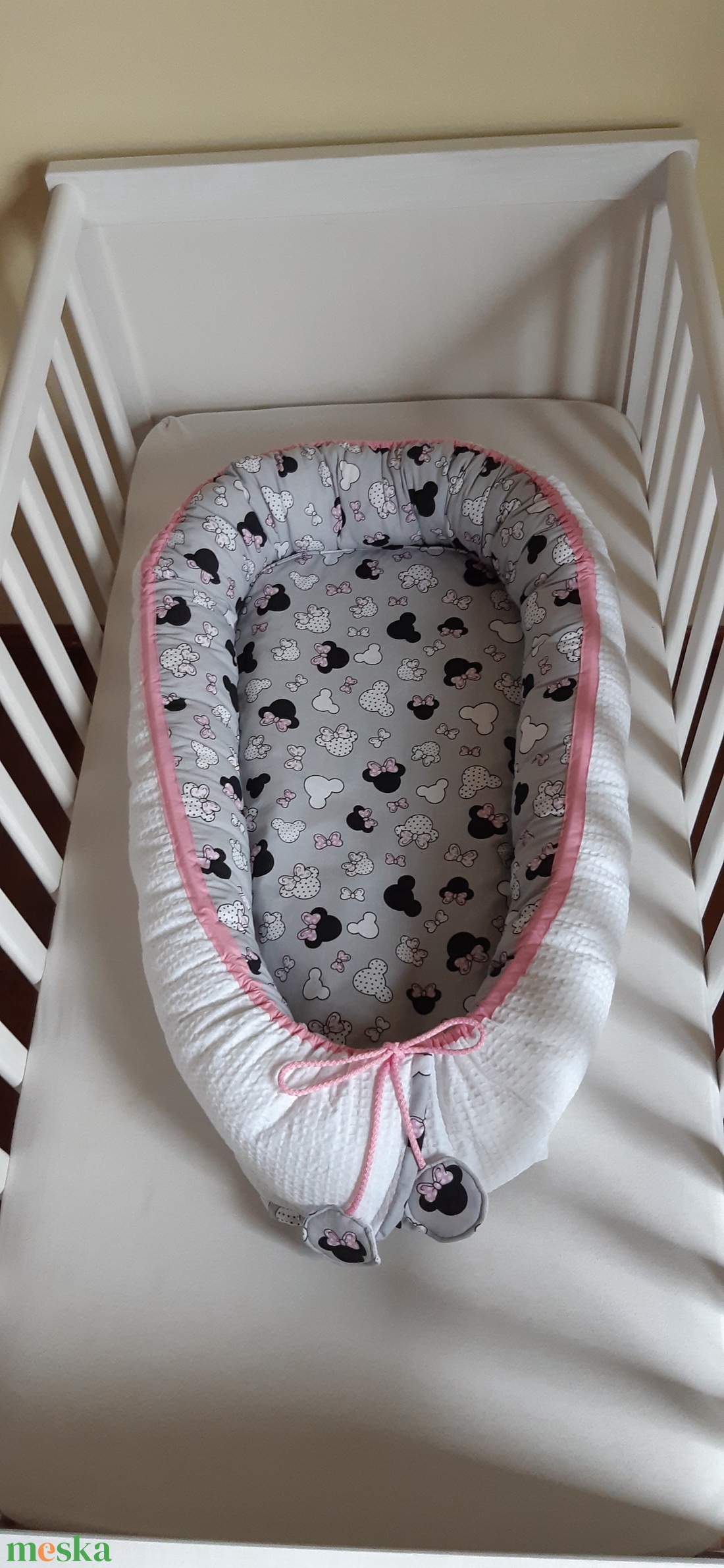 Babafészek, 1 betéttel - baba - mama - baba ágynemű - babafészek - Meska.hu