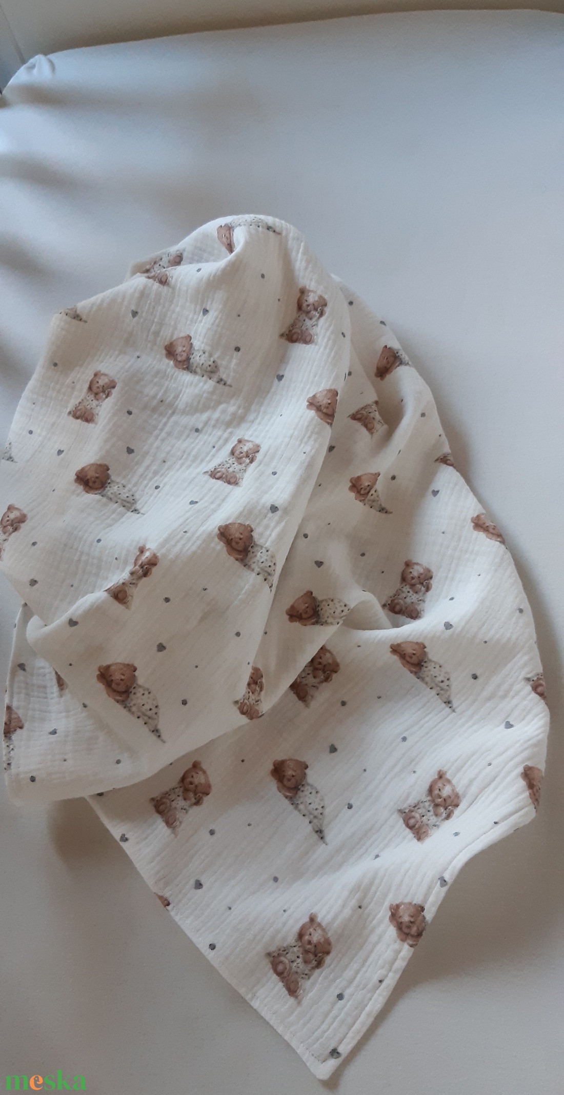 Dupla géz nyári takaró, két rétegű - baba - mama - baba ágynemű - babatakaró, gyerek pléd - Meska.hu