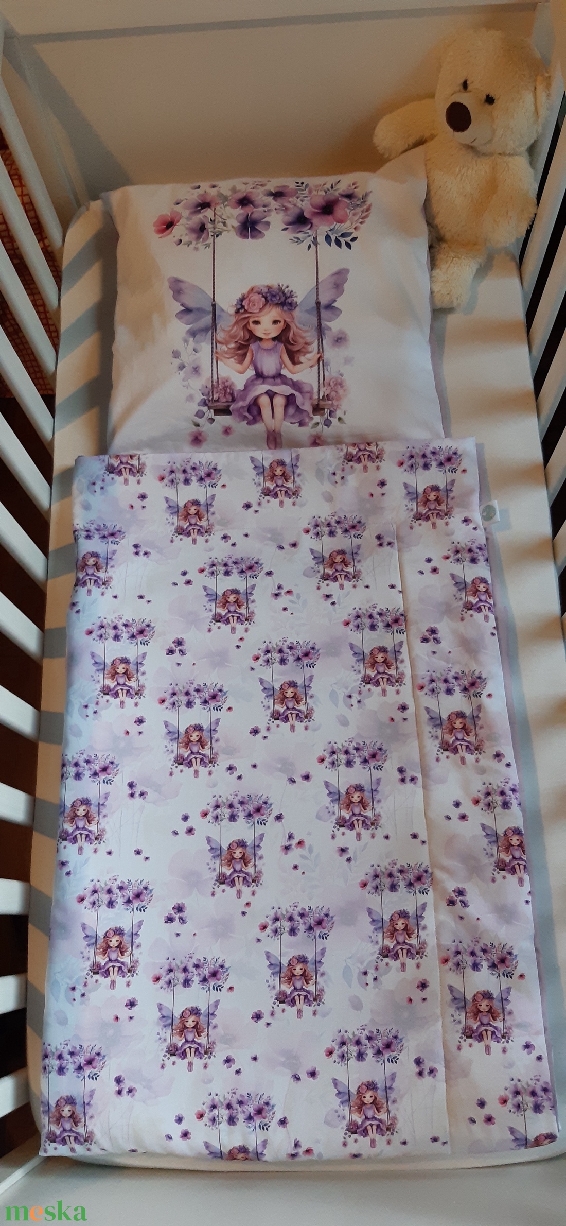 PRÉMIUM pamutszatén bélelt takaró és pufi párna huzat óvodába vagy otthonra - baba - mama - baba ágynemű - babatakaró, gyerek pléd - Meska.hu