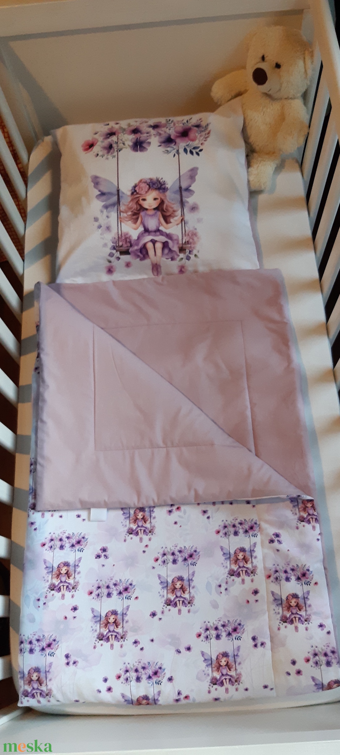 PRÉMIUM pamutszatén bélelt takaró és pufi párna huzat óvodába vagy otthonra - baba - mama - baba ágynemű - babatakaró, gyerek pléd - Meska.hu