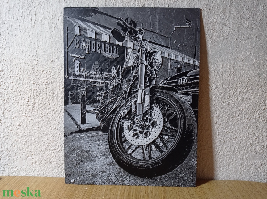 Chopper motor 3D nyomtatott kép - otthon & életmód - dekoráció - kép & falikép - 3d képek - Meska.hu