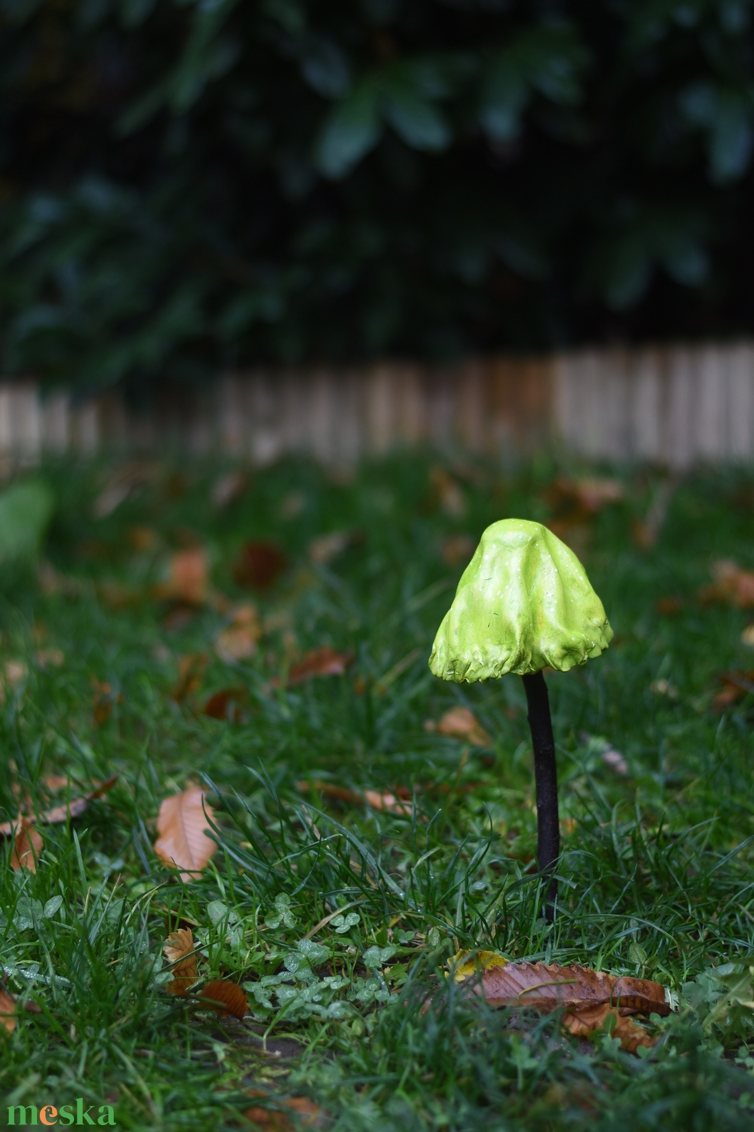 Cakkos aljú zöld gombavirág - otthon & életmód - ház & kert - kerti dísz - Meska.hu