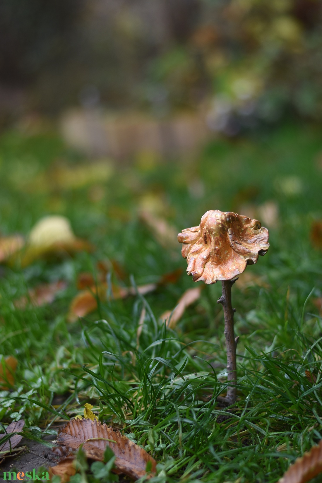 Igazi őszi gombavirág - otthon & életmód - ház & kert - kerti dísz - Meska.hu