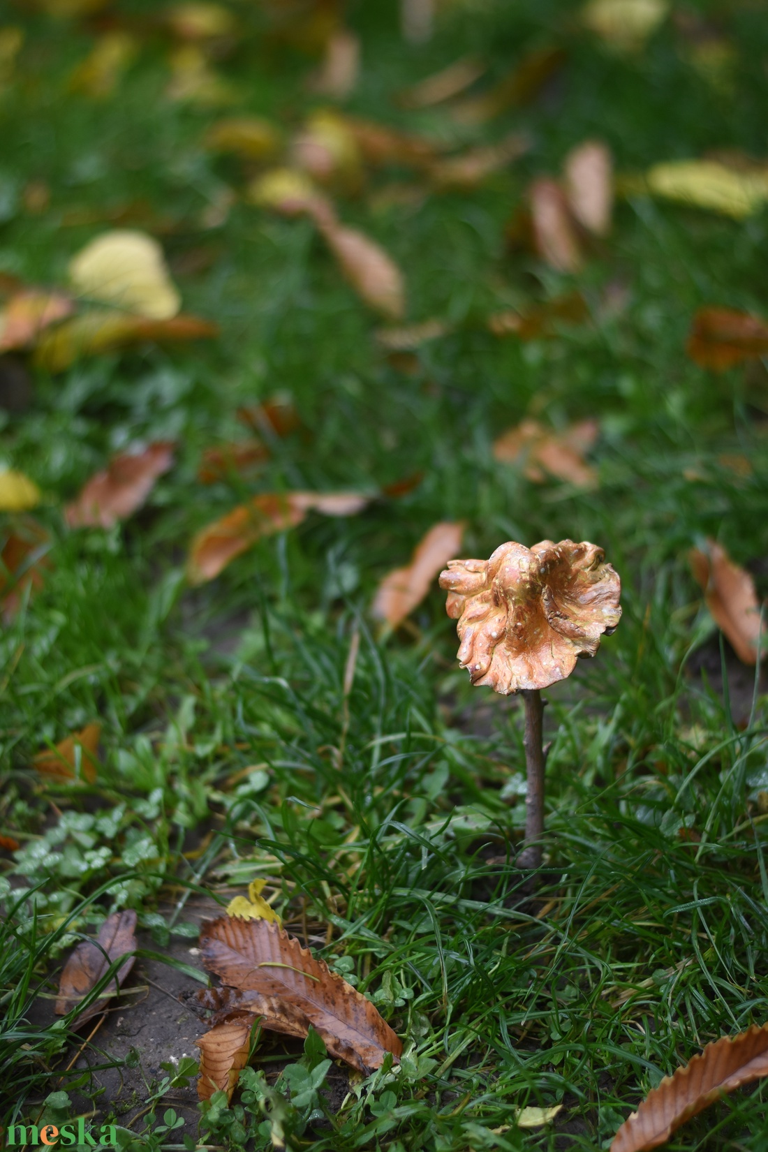 Igazi őszi gombavirág - otthon & életmód - ház & kert - kerti dísz - Meska.hu