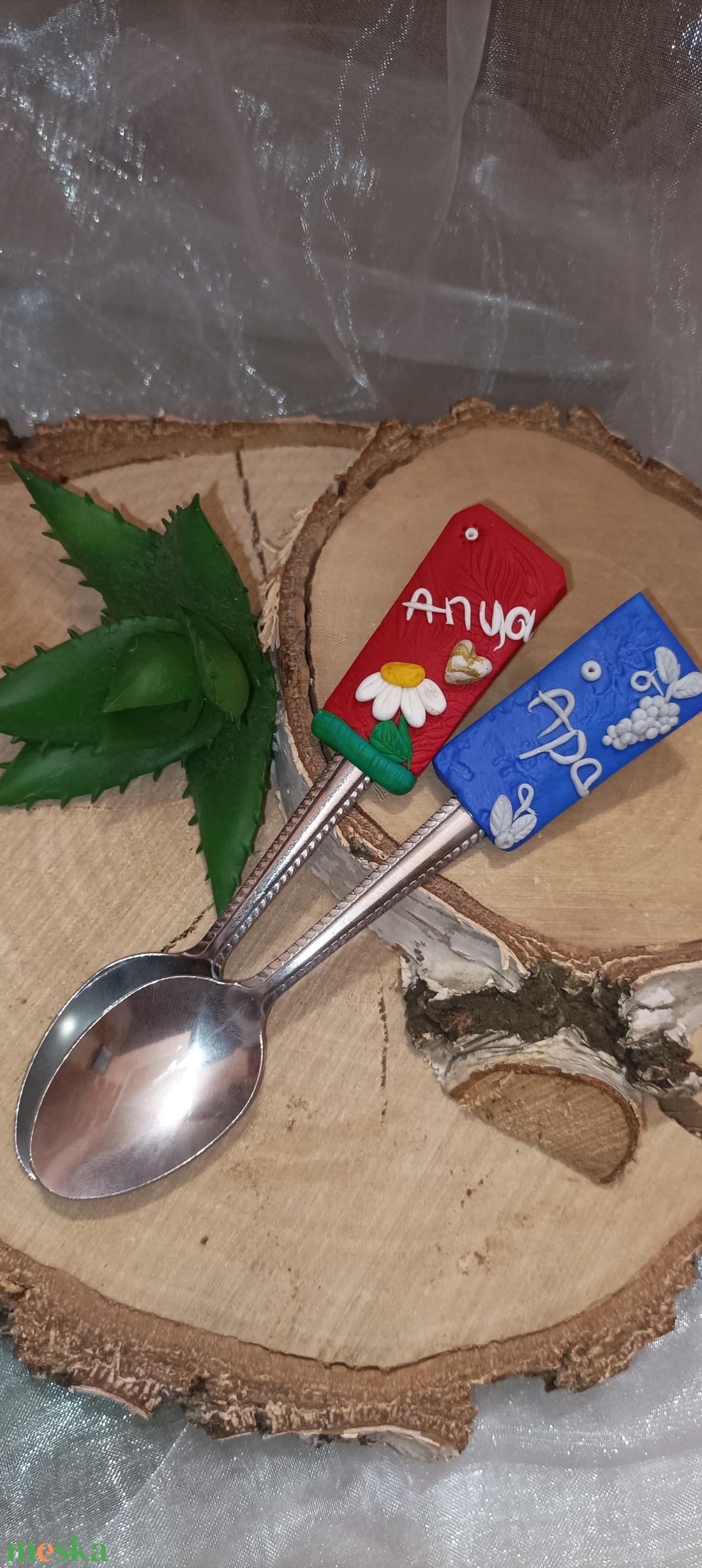  Anya/ Apa feliratú kiskanál,teáskanál - otthon & életmód - konyhafelszerelés, tálalás - tálalás - kanál & villa - Meska.hu