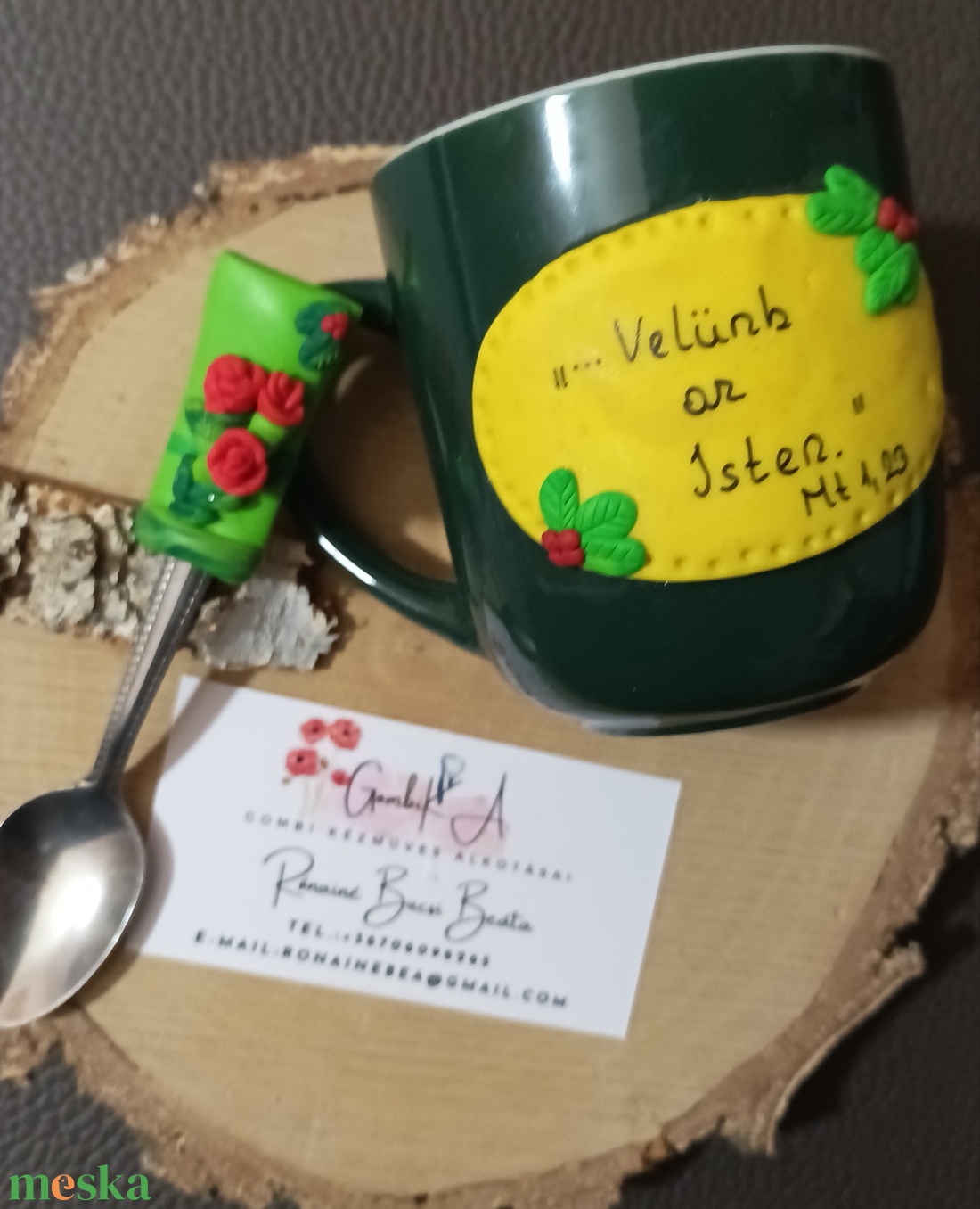 Pipacsos feliratozható,Bibliai igés bögre és kanál - otthon & életmód - konyhafelszerelés, tálalás - tálalás - bögre & csésze - Meska.hu