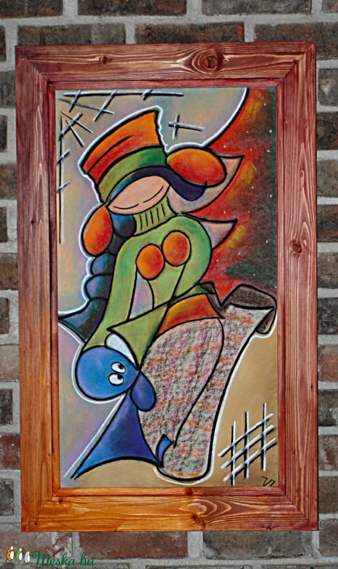 Vibók: Kutyaséta 44x70cm -  - Meska.hu