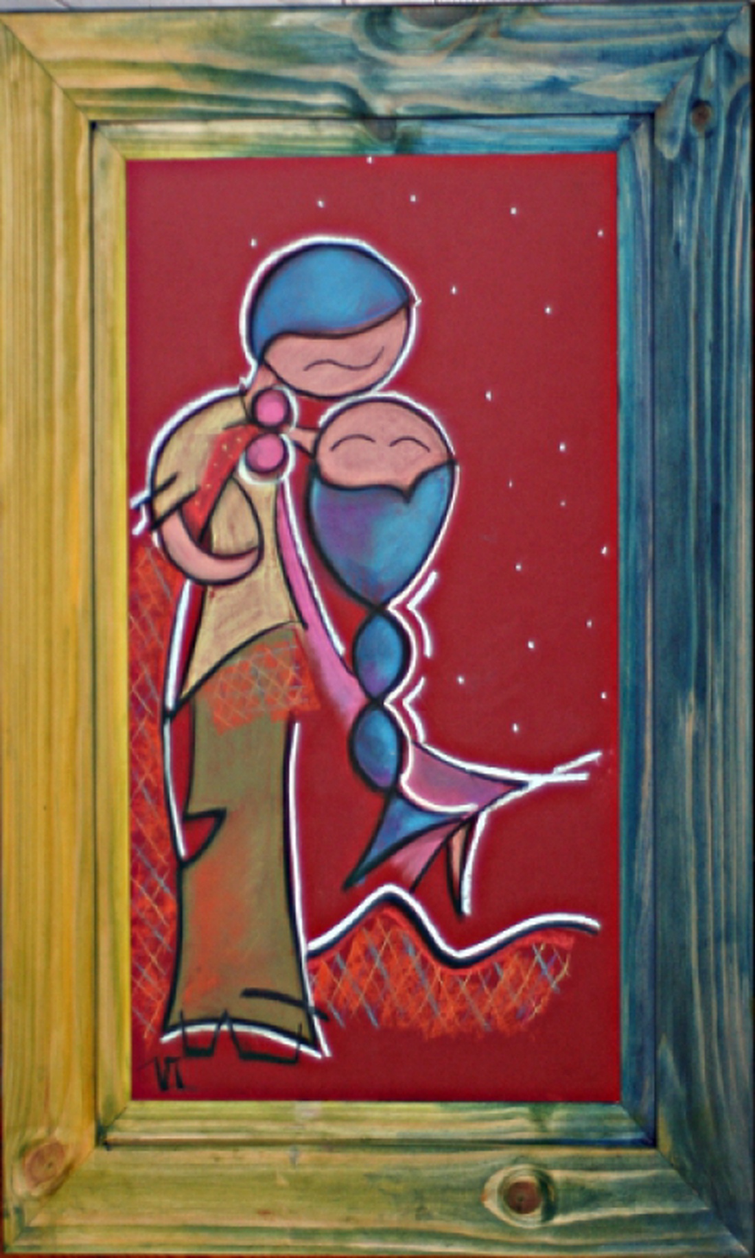 AKCIÓ Első Hó Első Szerelem 30x50cm + keret -  - Meska.hu