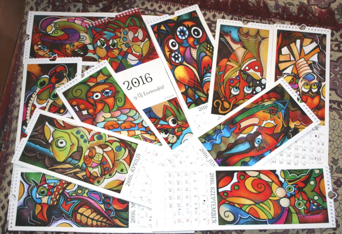 Legyen színes 2016 Állatos lapozható falinaptár -  - Meska.hu