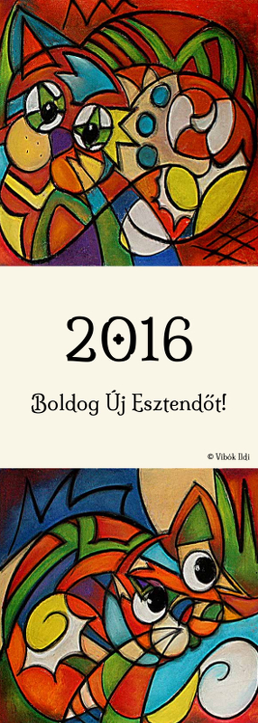 Legyen színes 2016 Állatos lapozható falinaptár -  - Meska.hu