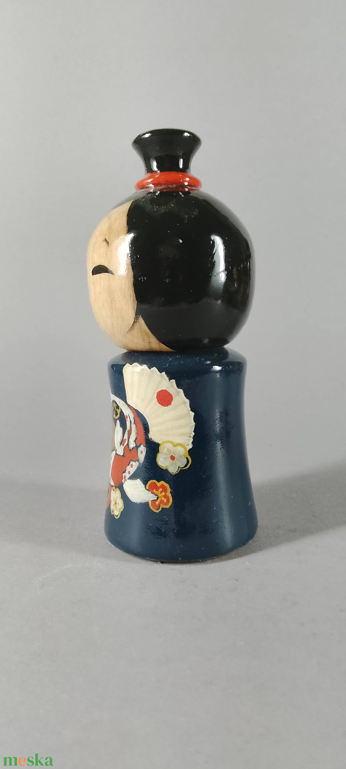 Kézzel készített egyedi Kokeshi - autentikus japán mintával - művészet - más gyűjtemények - Meska.hu