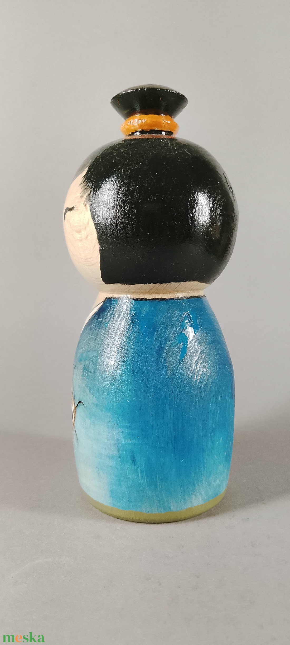 Kézzel készített egyedi Kokeshi - nagy méret - művészet - más gyűjtemények - Meska.hu