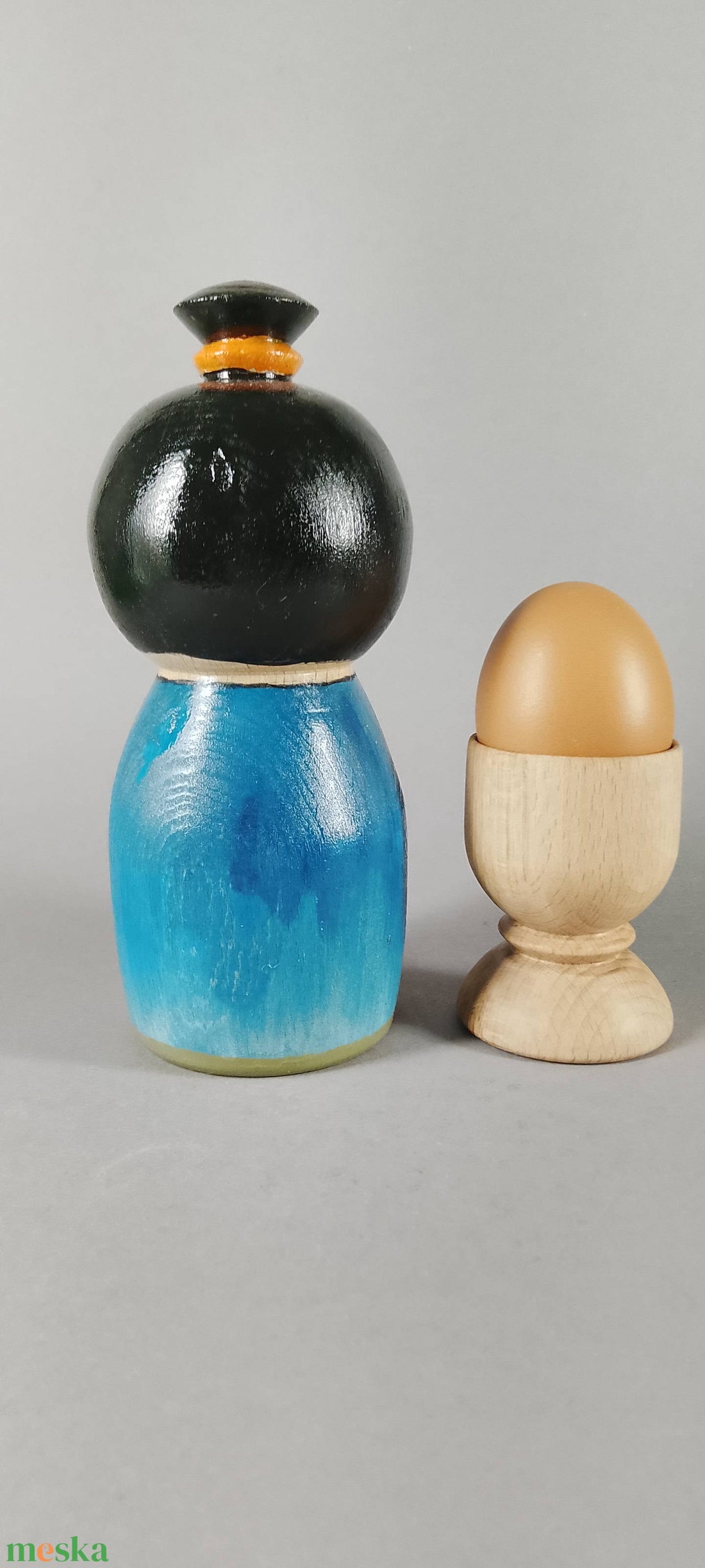 Kézzel készített egyedi Kokeshi - nagy méret - művészet - más gyűjtemények - Meska.hu