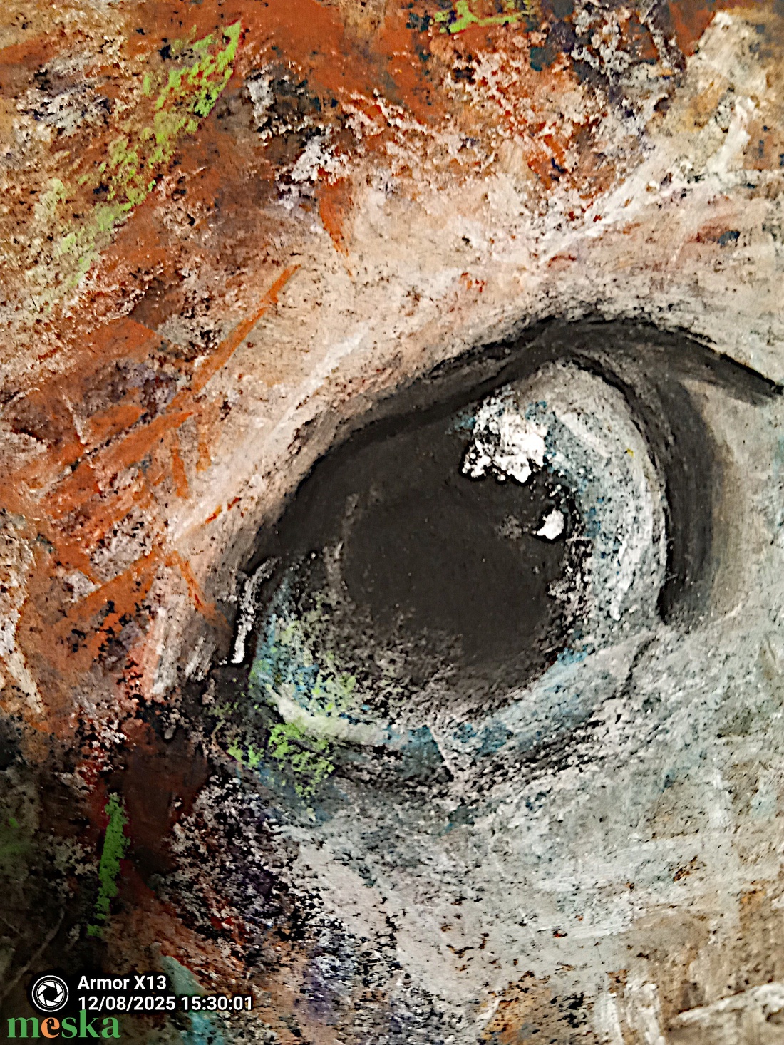 Bagoly - pasztell grafika 35x50cm - művészet - grafika & illusztráció - egyéb rajzok - Meska.hu