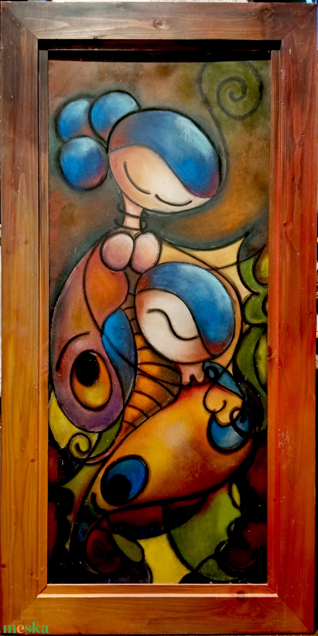 Vibók Ildi: Pillenász (pasztell - faroston) - művészet - festmény - pasztell - Meska.hu