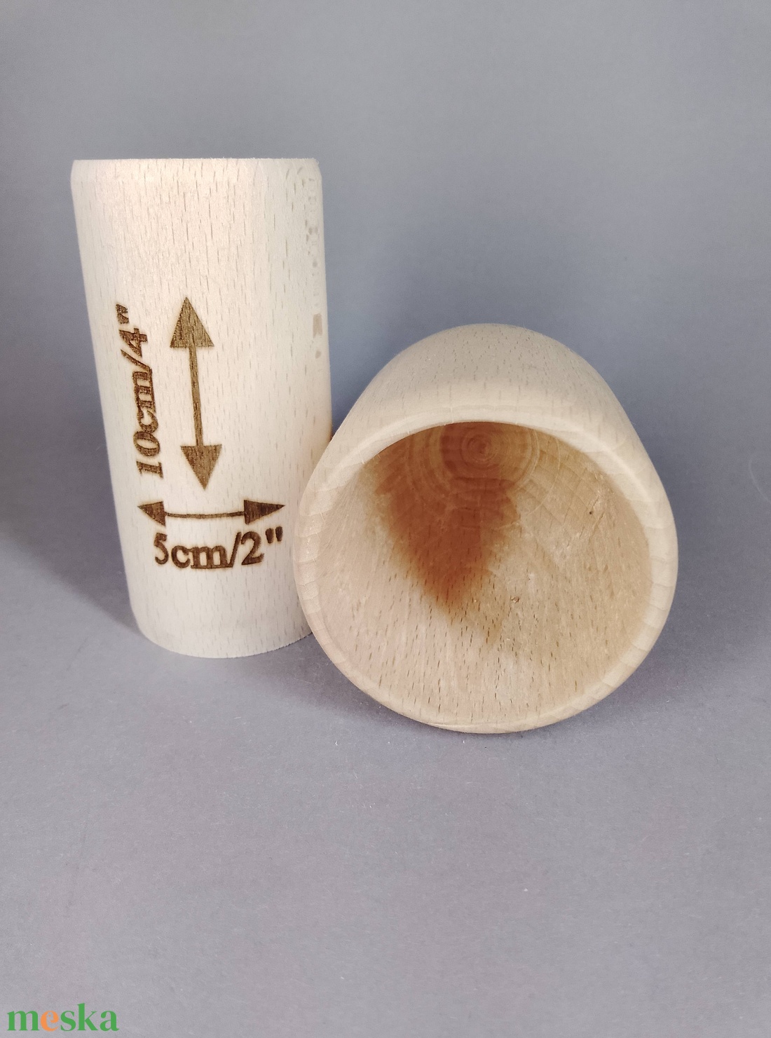 Kézzel készített bükkfa pohárka - akár asztali ceruza-toll tartó - mantis mintával - kellékek & szerszámok - hobby fa alapanyag - doboz - Meska.hu