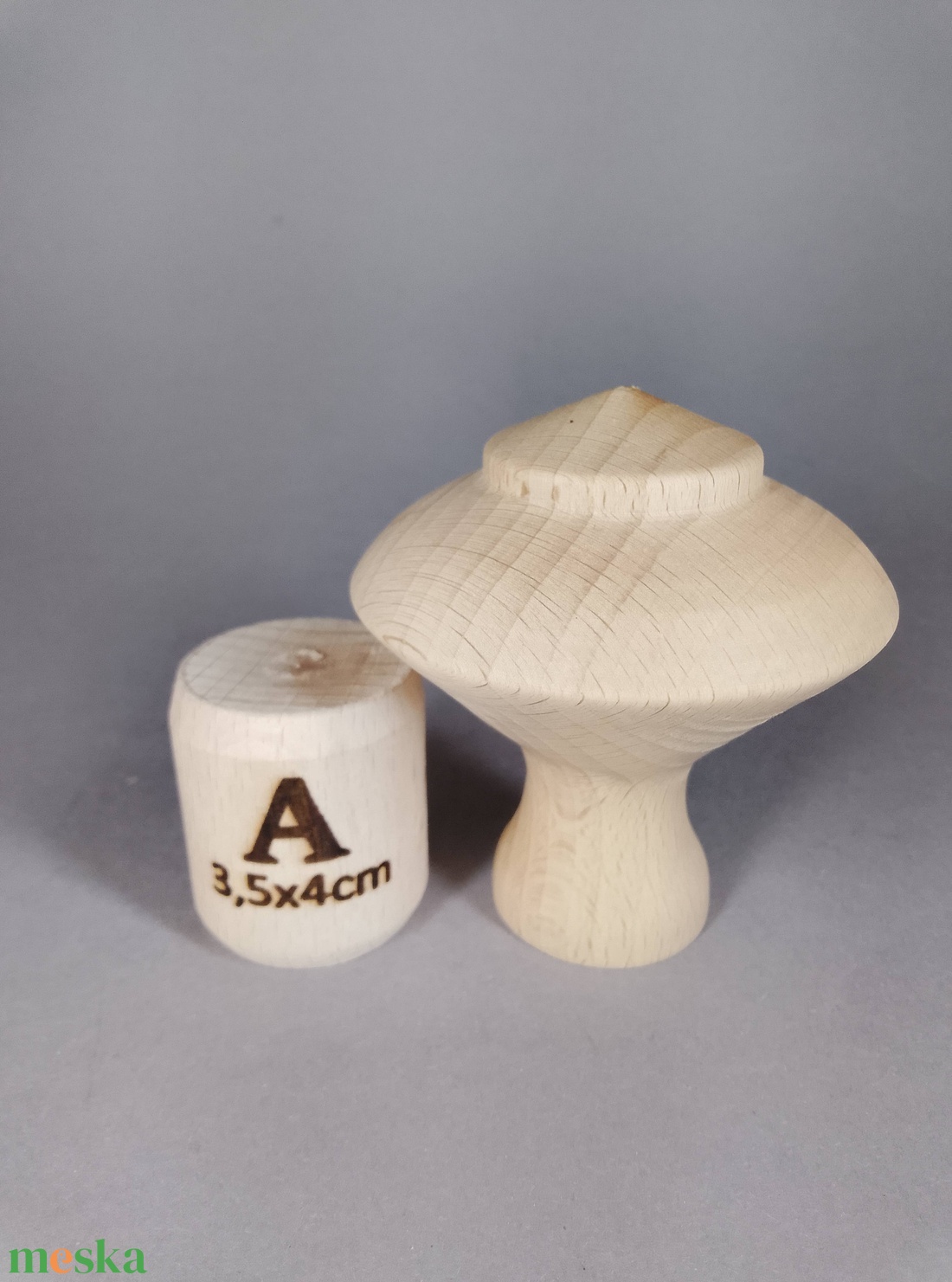 Nagyméretű, egyedi, fa bútorgombok - csavarozhatók - kellékek & szerszámok - hobby fa alapanyag - bútor - Meska.hu