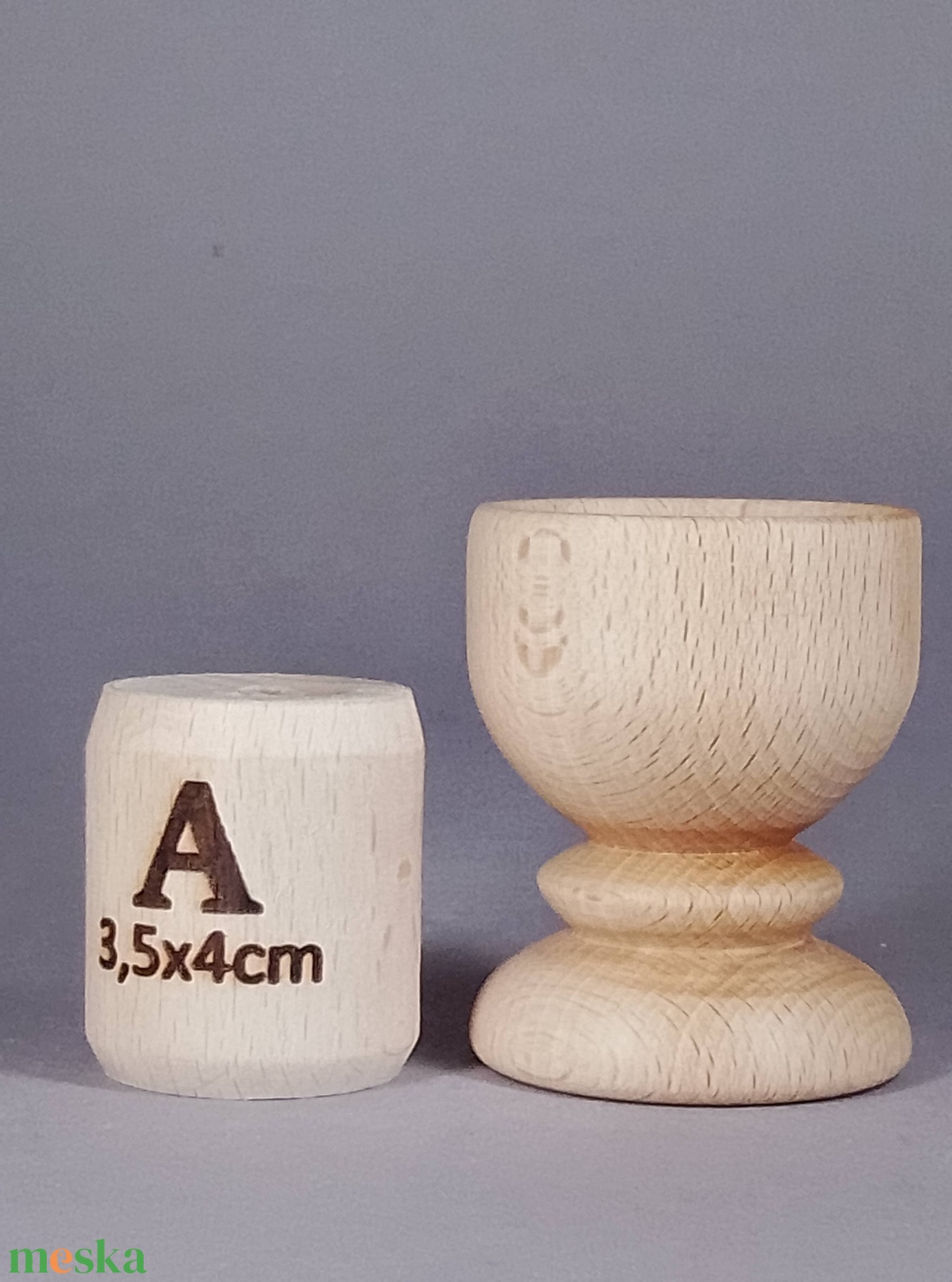 Esztergált tojástartó pohárkák - kellékek & szerszámok - hobby fa alapanyag - egyéb fatermék - Meska.hu