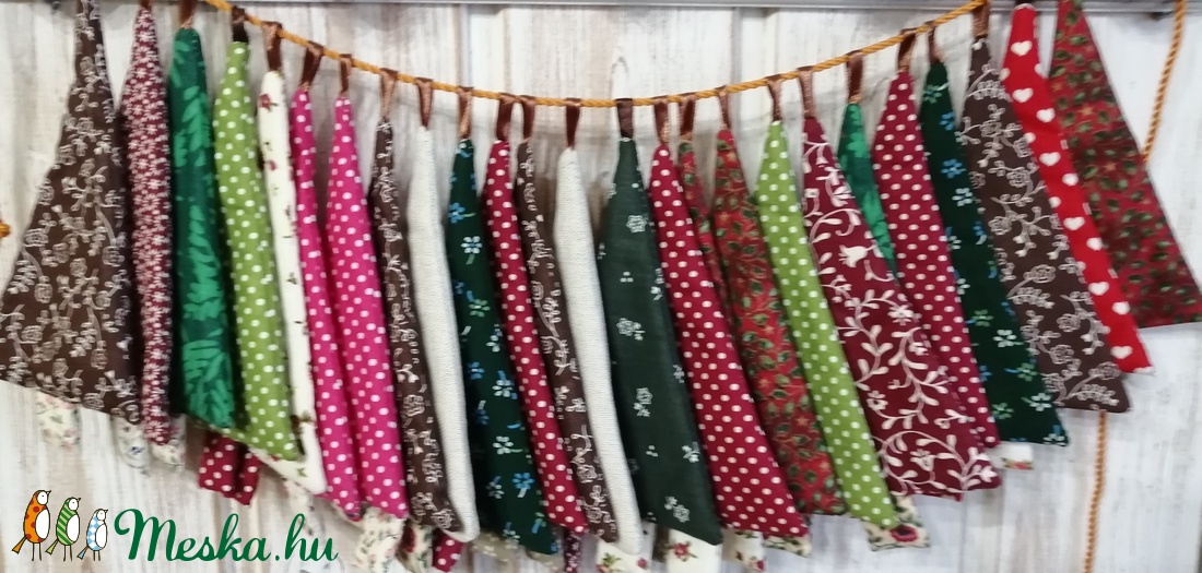 Textilfenyők - karácsony - karácsonyi lakásdekoráció - karácsonyfadíszek - Meska.hu