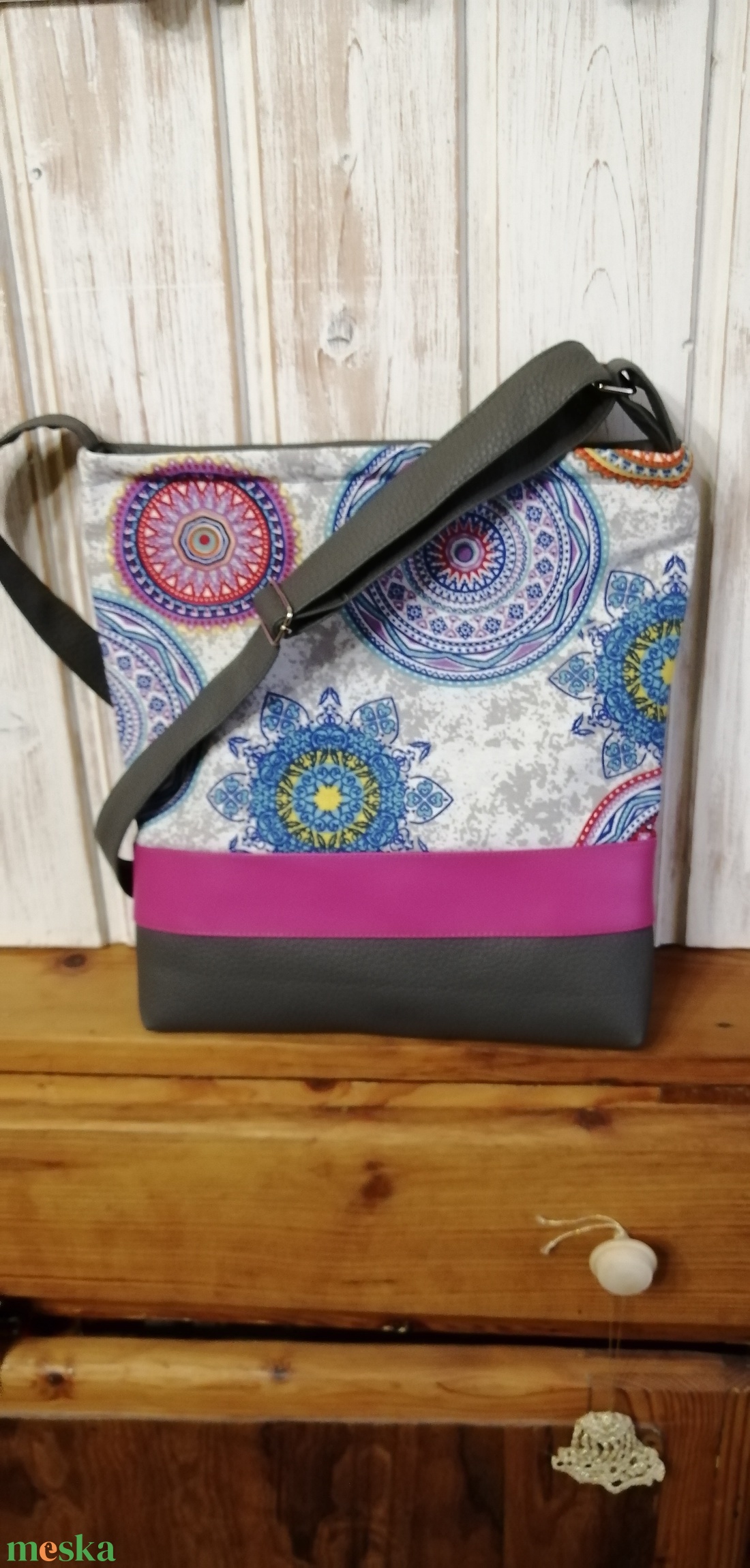 Mandalás táska - táska & tok - kézitáska & válltáska - vállon átvethető táska - Meska.hu