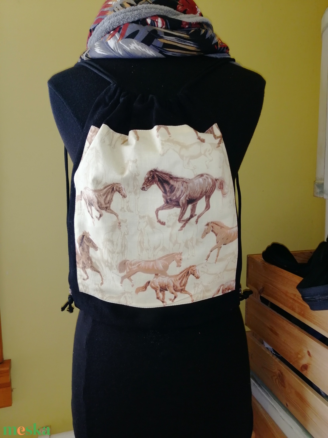 Lovas hátizsák - táska & tok - hátizsák - kishátizsák - Meska.hu