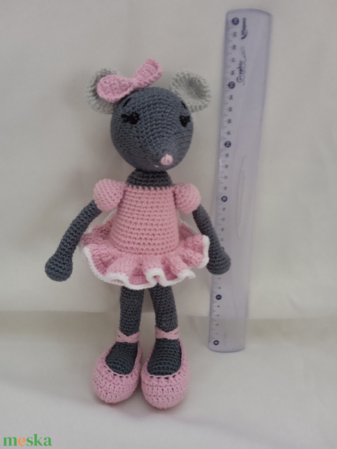 Amigurumi Egérlány - játék & sport - plüssállat & játékfigura - egér - Meska.hu Amigurumi Egérlány - játék & sport - plüssállat & játékfigura - egér - Meska.hu