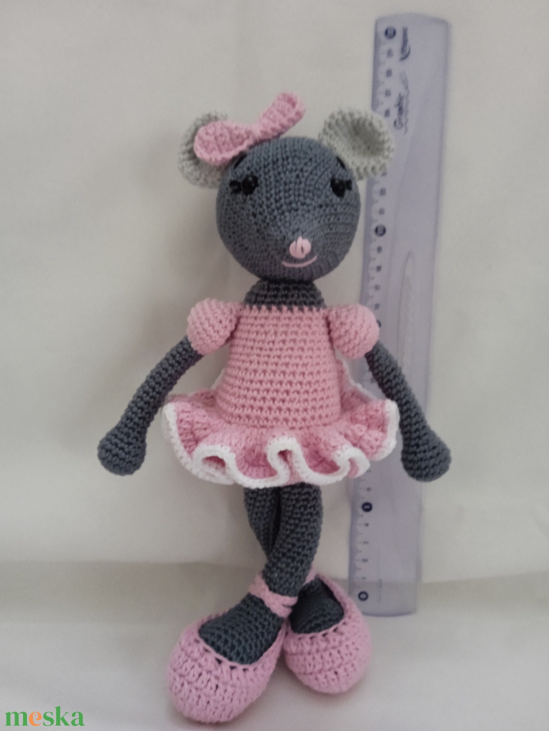Amigurumi Egérlány - játék & sport - plüssállat & játékfigura - egér - Meska.hu Amigurumi Egérlány - játék & sport - plüssállat & játékfigura - egér - Meska.hu