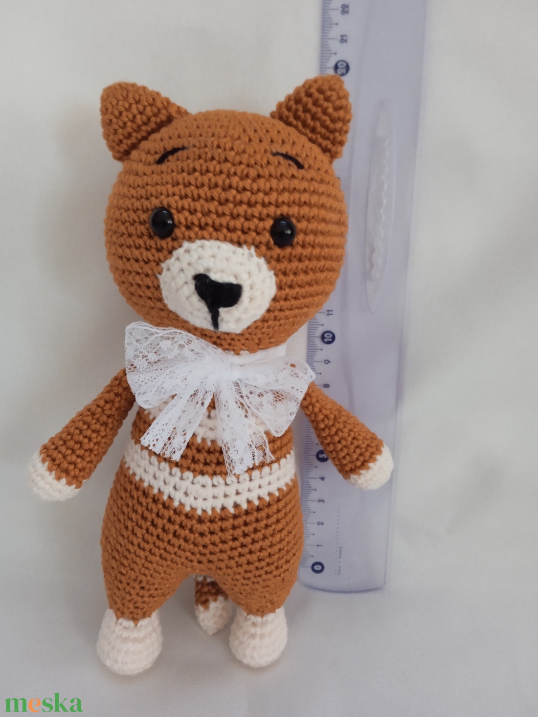 Amigurumi Masnis cica - játék & sport - plüssállat & játékfigura - cica - Meska.hu