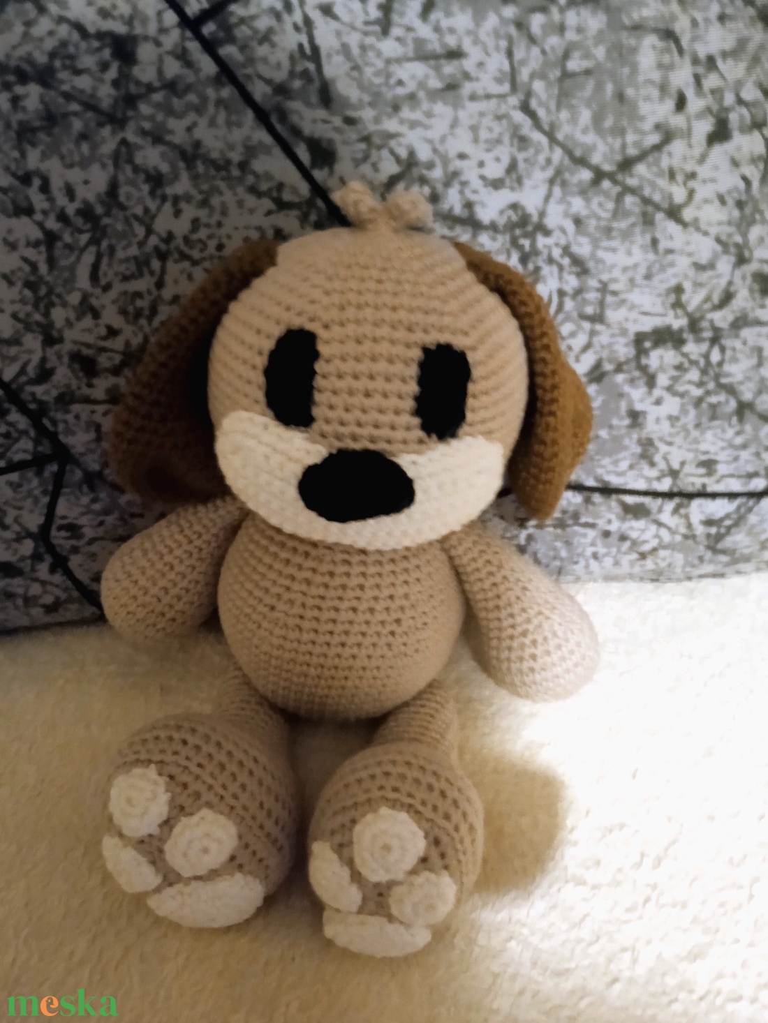 Amigurumi Bébi kutyus - játék & sport - plüssállat & játékfigura - kutya - Meska.hu