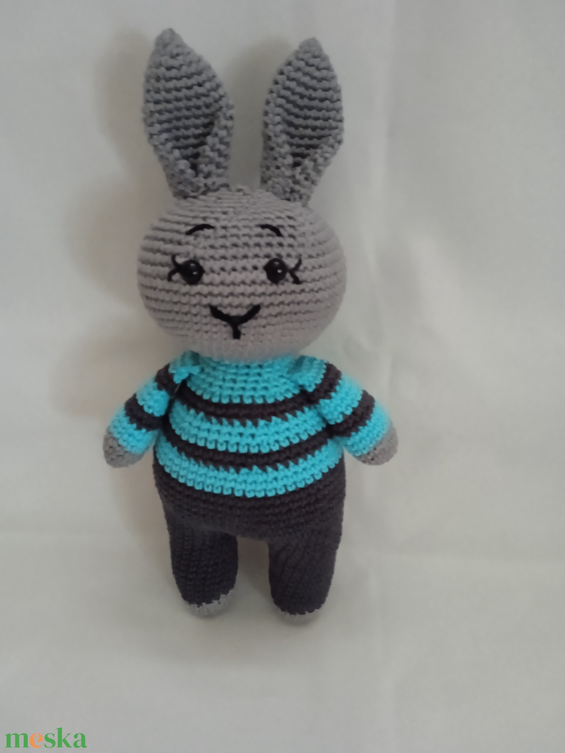 Amigurumi Szürke Nyuszi - játék & sport - plüssállat & játékfigura - nyuszi - Meska.hu Amigurumi Szürke Nyuszi - játék & sport - plüssállat & játékfigura - nyuszi - Meska.hu