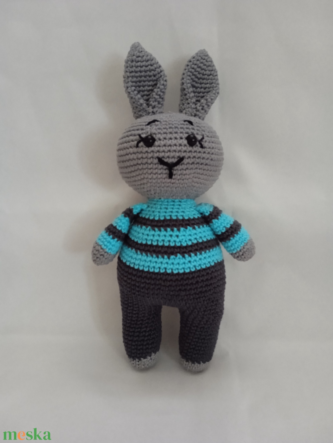 Amigurumi Szürke Nyuszi - játék & sport - plüssállat & játékfigura - nyuszi - Meska.hu Amigurumi Szürke Nyuszi - játék & sport - plüssállat & játékfigura - nyuszi - Meska.hu