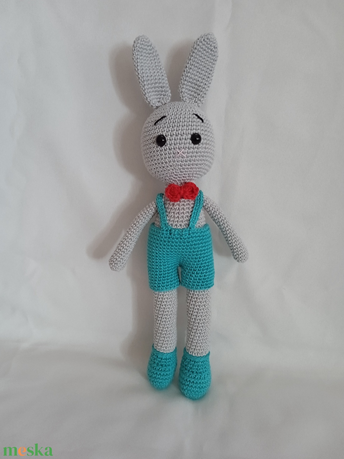 Amigurumi Nyuszifiú - játék & sport - plüssállat & játékfigura - nyuszi - Meska.hu