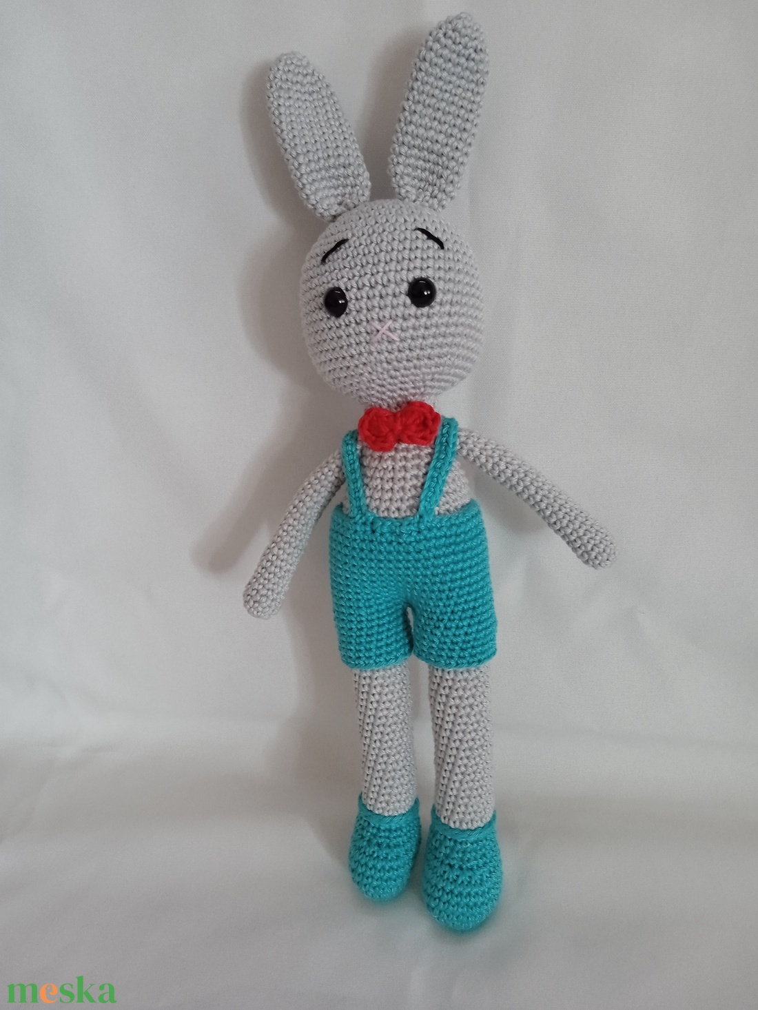 Amigurumi Nyuszifiú - játék & sport - plüssállat & játékfigura - nyuszi - Meska.hu