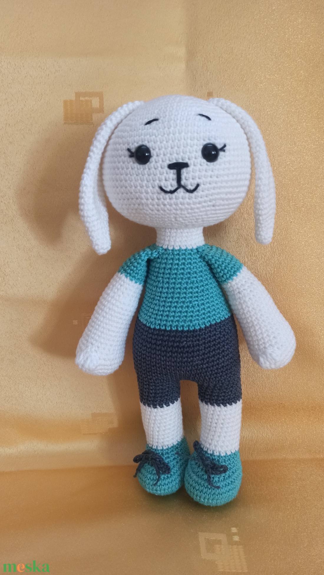 Amigurumi Nyuszkó - játék & sport - plüssállat & játékfigura - nyuszi - Meska.hu