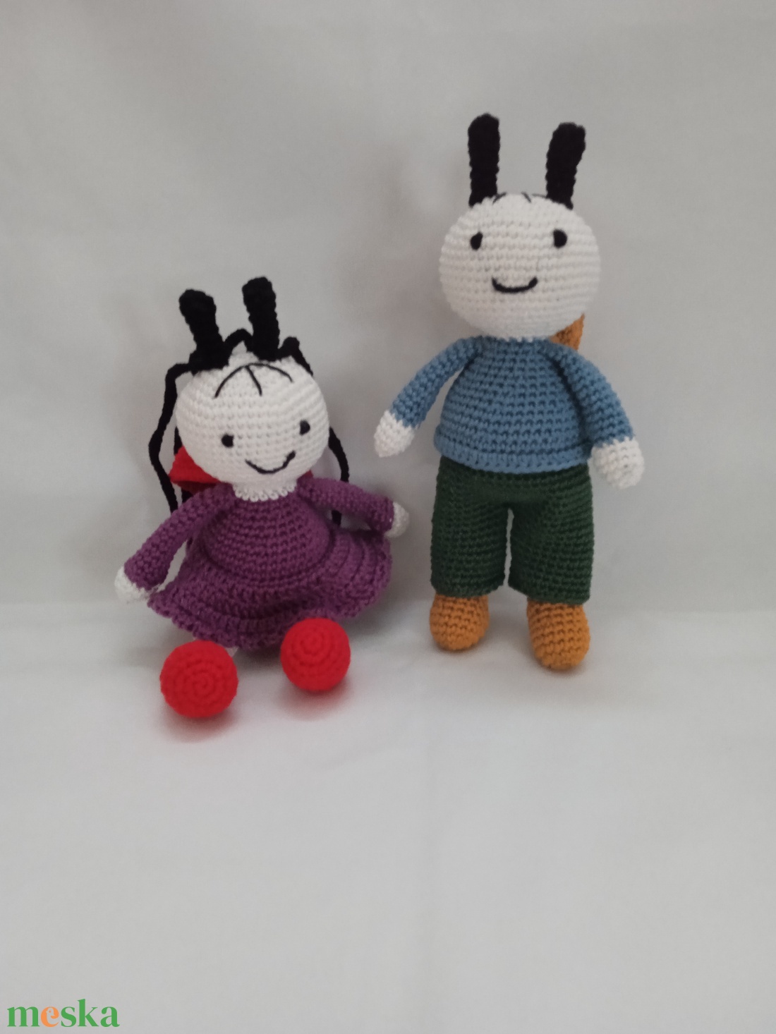 Amigurumi Bogyó és Babóca - játék & sport - plüssállat & játékfigura - más figura - Meska.hu Amigurumi Bogyó és Babóca - játék & sport - plüssállat & játékfigura - más figura - Meska.hu