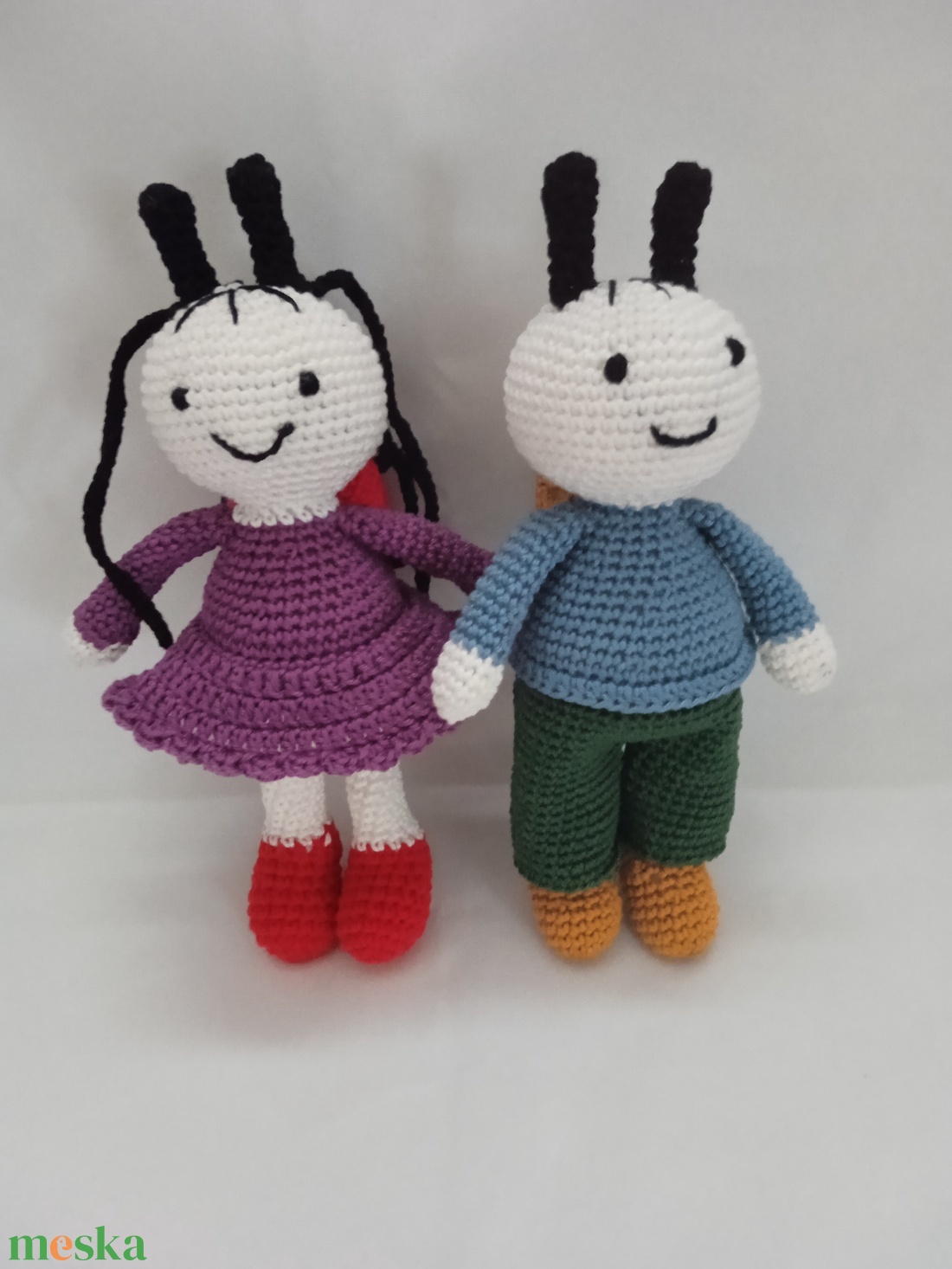 Amigurumi Bogyó és Babóca - játék & sport - plüssállat & játékfigura - más figura - Meska.hu Amigurumi Bogyó és Babóca - játék & sport - plüssállat & játékfigura - más figura - Meska.hu