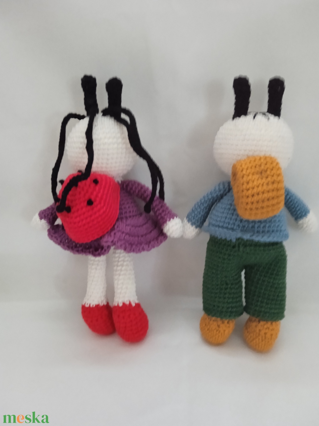 Amigurumi Bogyó és Babóca - játék & sport - plüssállat & játékfigura - más figura - Meska.hu Amigurumi Bogyó és Babóca - játék & sport - plüssállat & játékfigura - más figura - Meska.hu