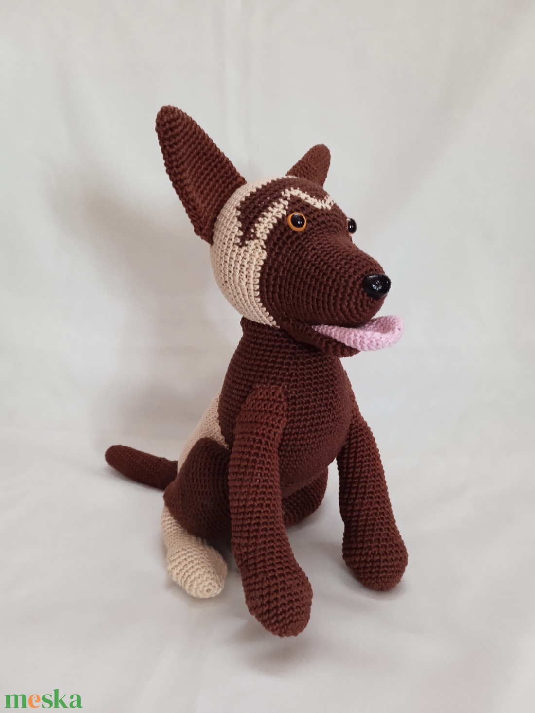 Amigurumi Német juhász - játék & sport - plüssállat & játékfigura - kutya - Meska.hu