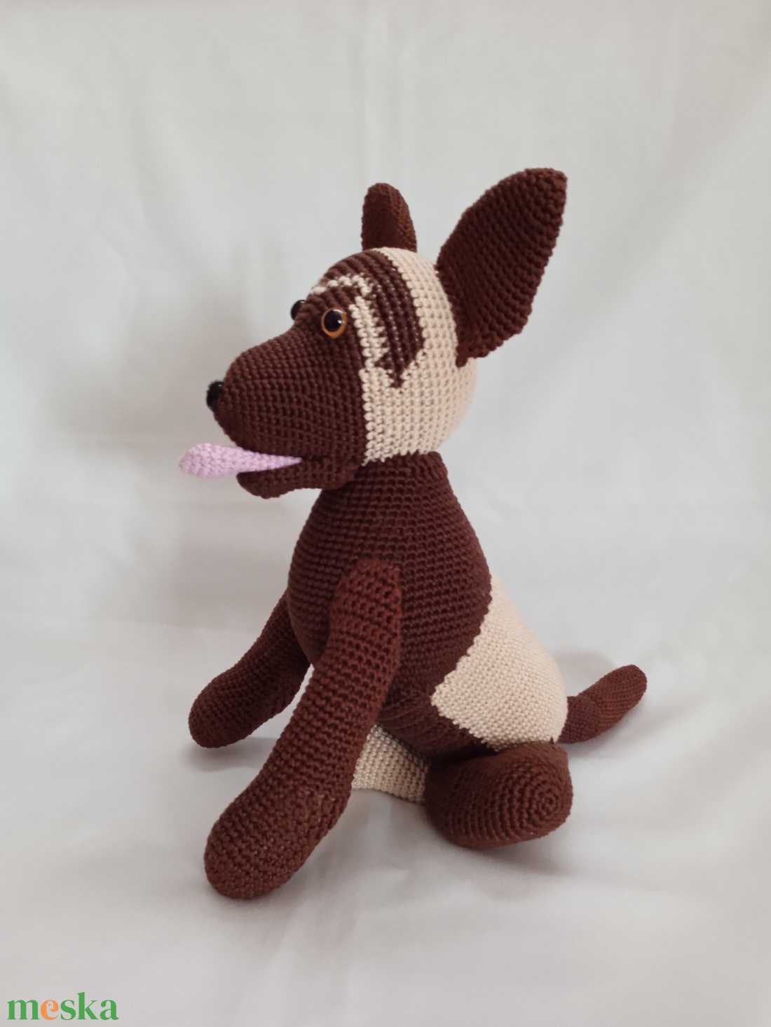 Amigurumi Német juhász - játék & sport - plüssállat & játékfigura - kutya - Meska.hu