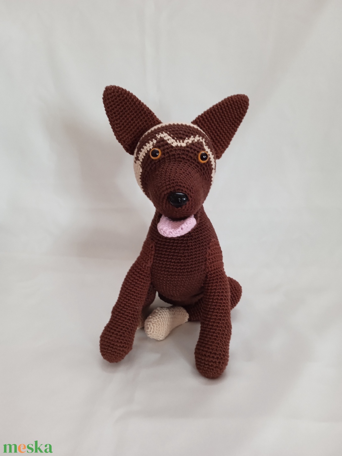 Amigurumi Német juhász - játék & sport - plüssállat & játékfigura - kutya - Meska.hu