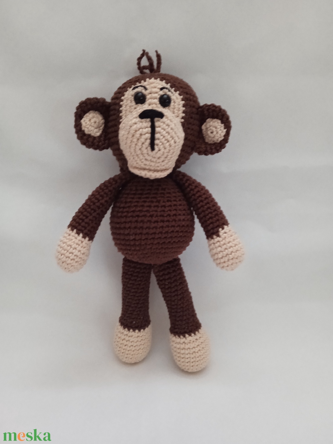 Amigurumi majom - játék & sport - plüssállat & játékfigura - majom - Meska.hu