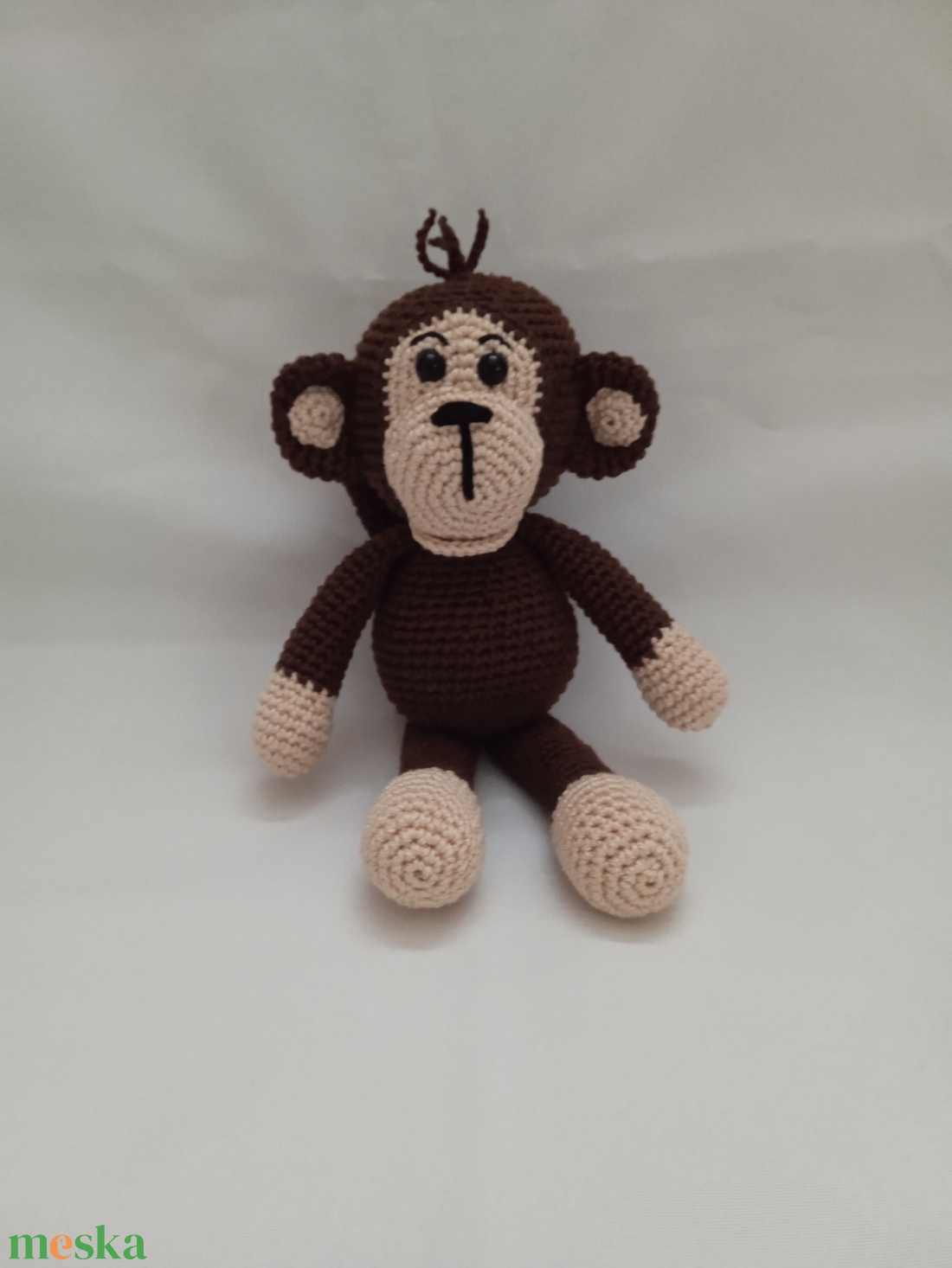 Amigurumi majom - játék & sport - plüssállat & játékfigura - majom - Meska.hu