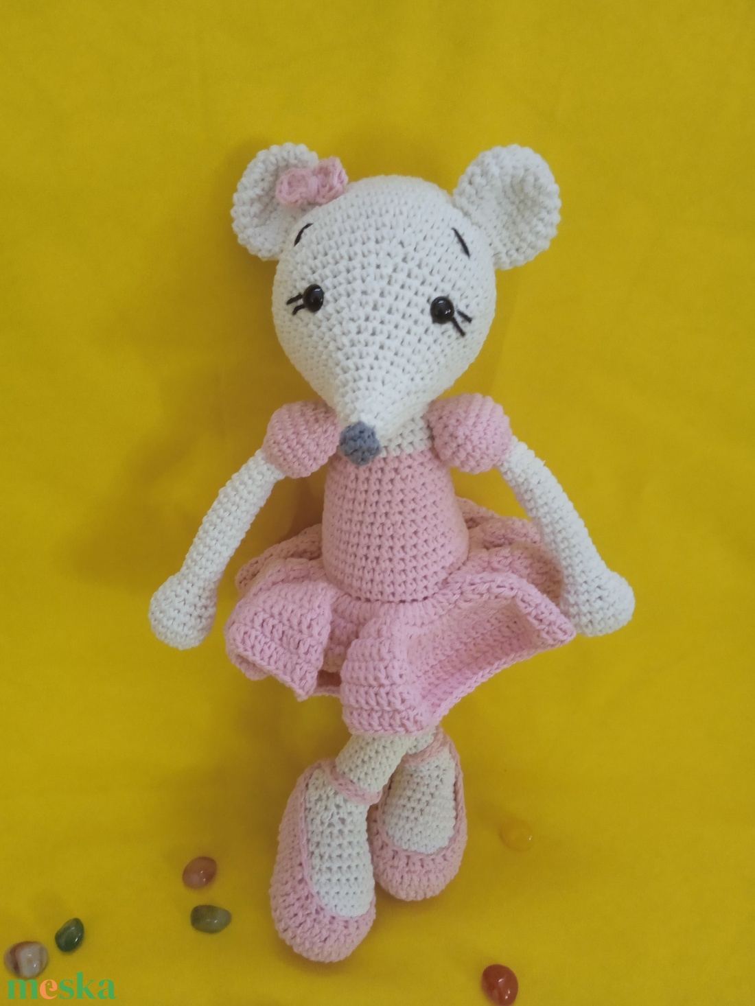 Amigurumi Egérlány - játék & sport - plüssállat & játékfigura - egér - Meska.hu Amigurumi Egérlány - játék & sport - plüssállat & játékfigura - egér - Meska.hu