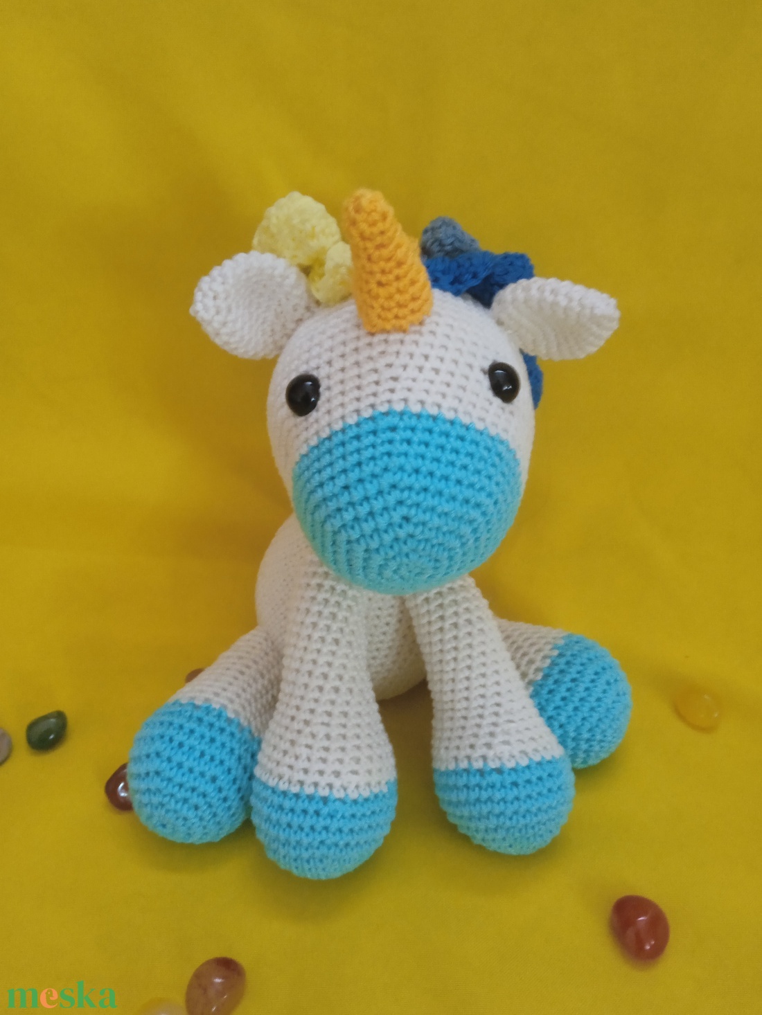 Amigurumi Unikornis - játék & sport - plüssállat & játékfigura - más figura - Meska.hu