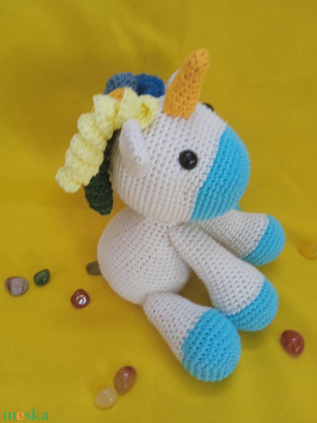 Amigurumi Unikornis - játék & sport - plüssállat & játékfigura - más figura - Meska.hu