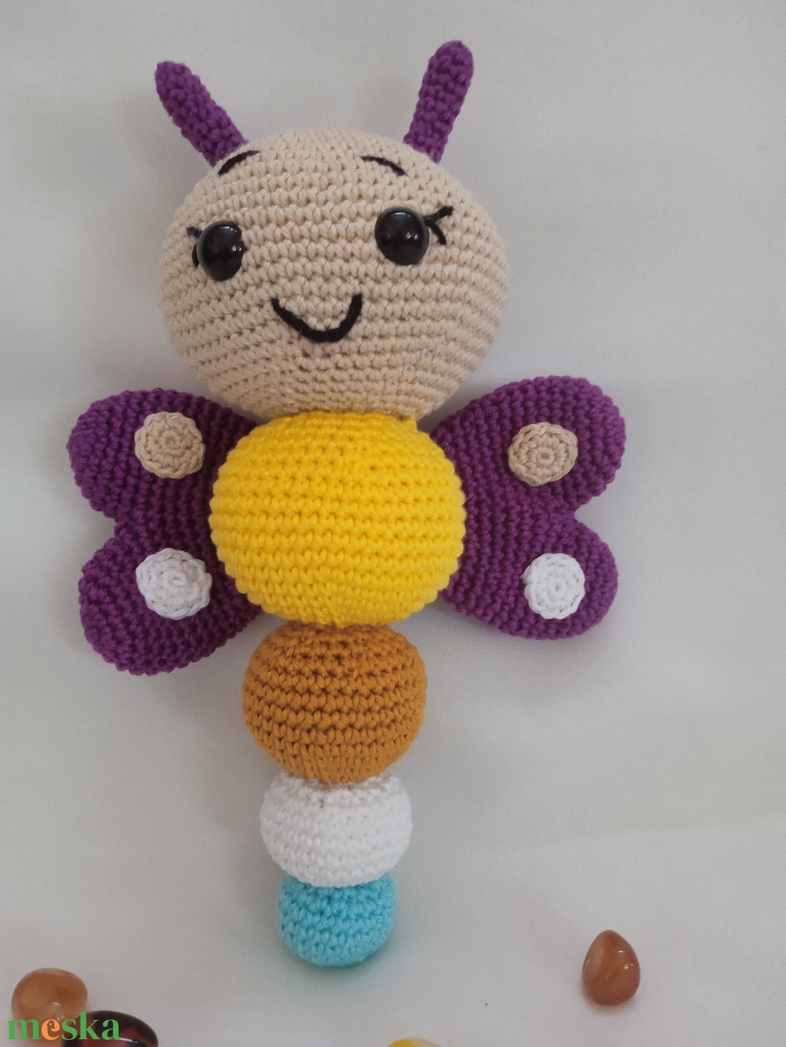 Amigurumi pillangó - játék & sport - plüssállat & játékfigura - más figura - Meska.hu